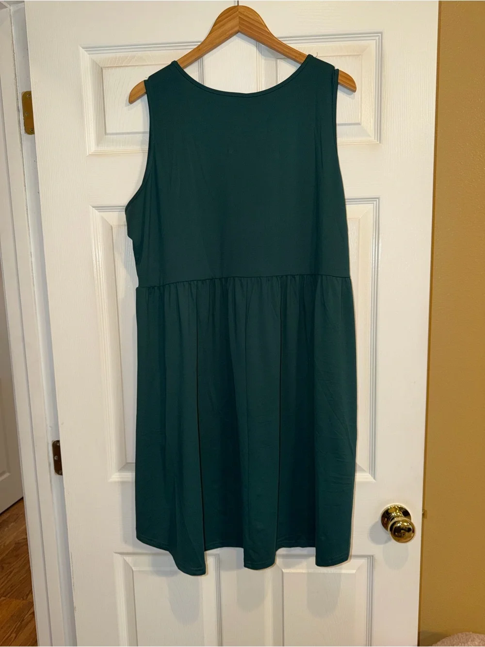 Sleeveless Midi Dress in Deep Teal Size 3X. NWT - Picture 4 of 5